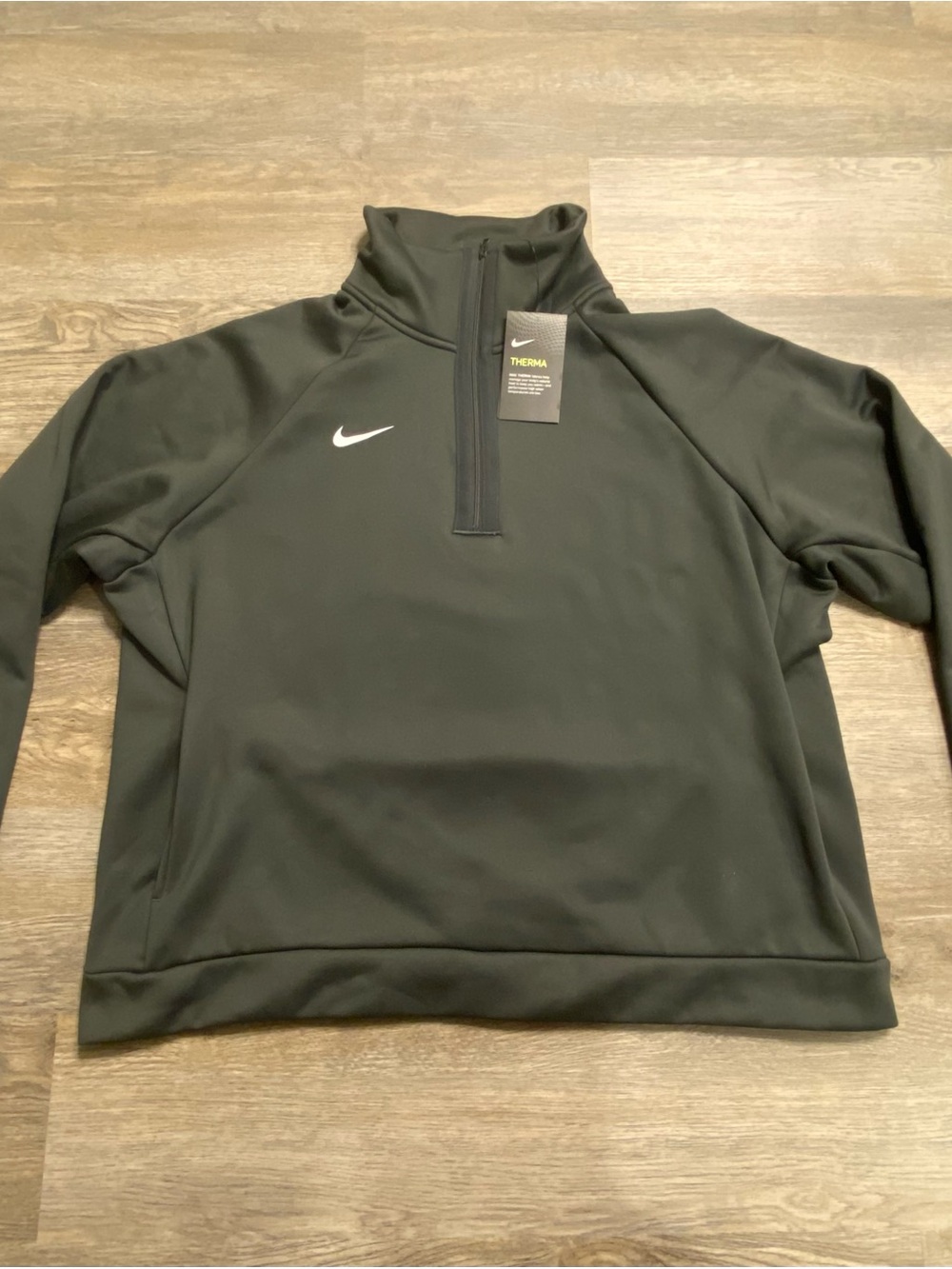Nike Women's Therma Half-Zip Pullover - Black
